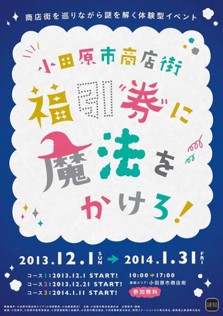 小田原市商店街　福引券に魔法をかけろ！